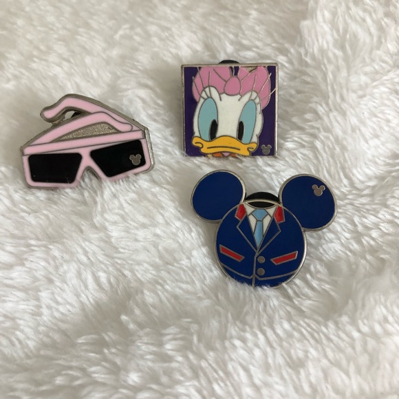 Disney Other - Disney Enamel Pins - Hidden Mickey